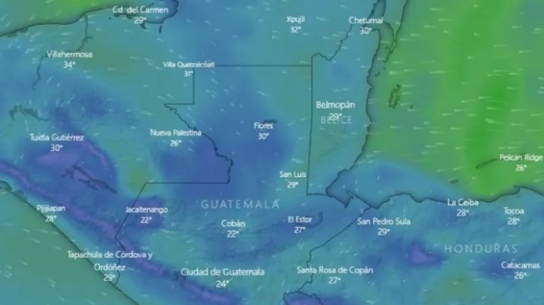 Clima en Guatemala se acerca un sistema de baja presión y se esperan