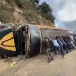 Accidente en la ruta Interamericana deja 25 heridos
