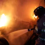 Tráiler se incendió en el anillo Periférico